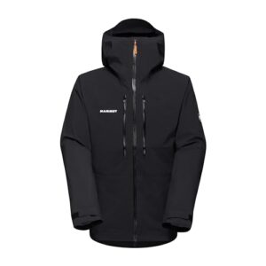 Mammut Taiss HS Hooded Jacket Men | Winterjacke für Herren, Hardshell Skijacke, Outdoor Jacke für Winter, Wanderjacke mit Kapuze, Wasserdicht, Winddicht & Atmungsaktiv | Schwarz, XL