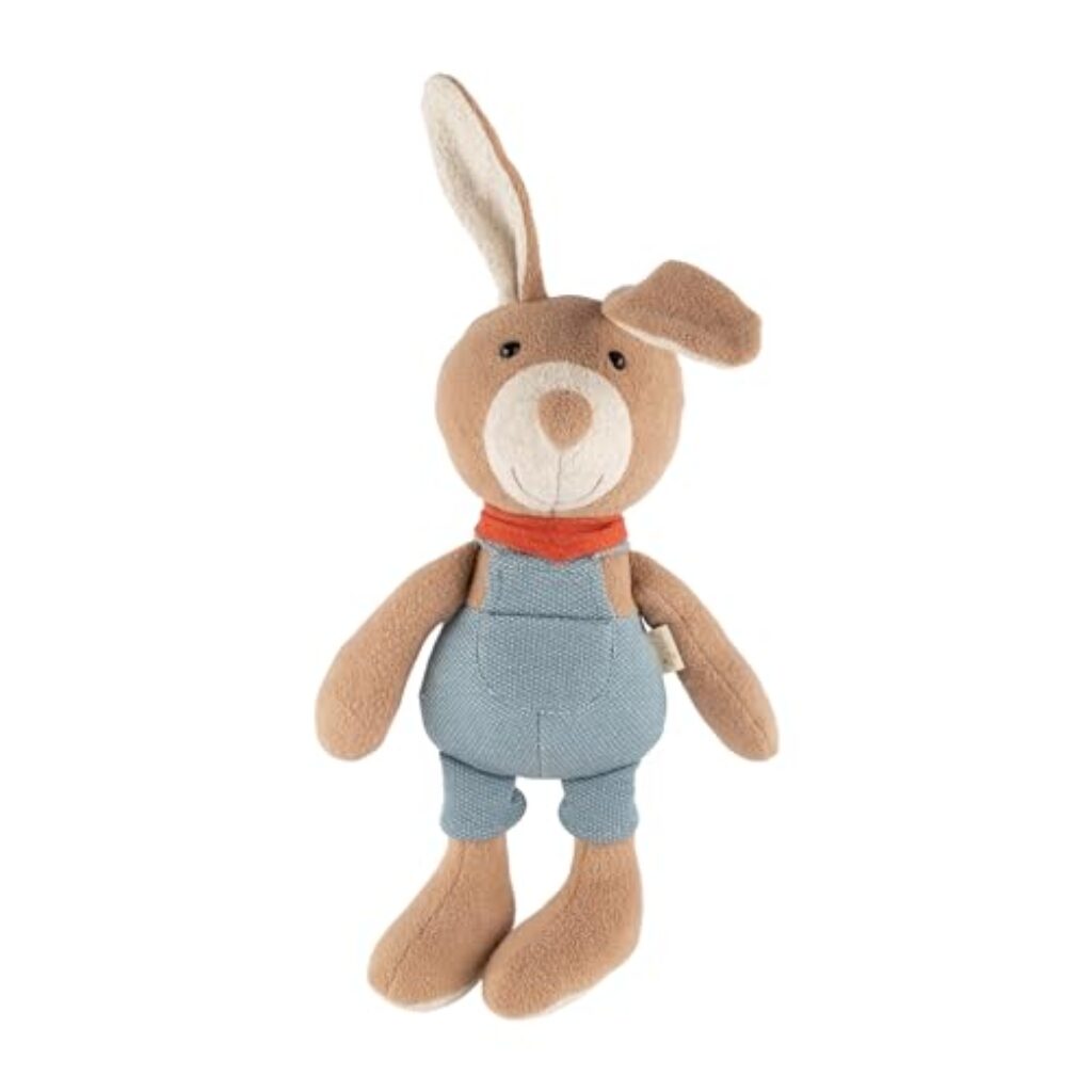 sigikid Kuscheltier Latzhosen Hase, rot Sweety Plüschtier, 30