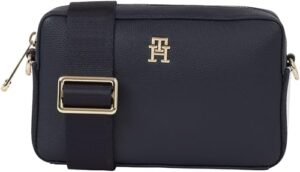 Tommy Hilfiger Damen Crossbody Bag Tasche Essential Camera Bag Corp Mittelgroß, Mehrfarbig (Space Blue), Onesize
