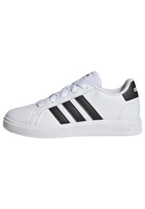 adidas Grand Court Lifestyle Tennis Lace-Up Shoes Tennisschuhe, Cloud White/Core Black/Core Black, 36 EU