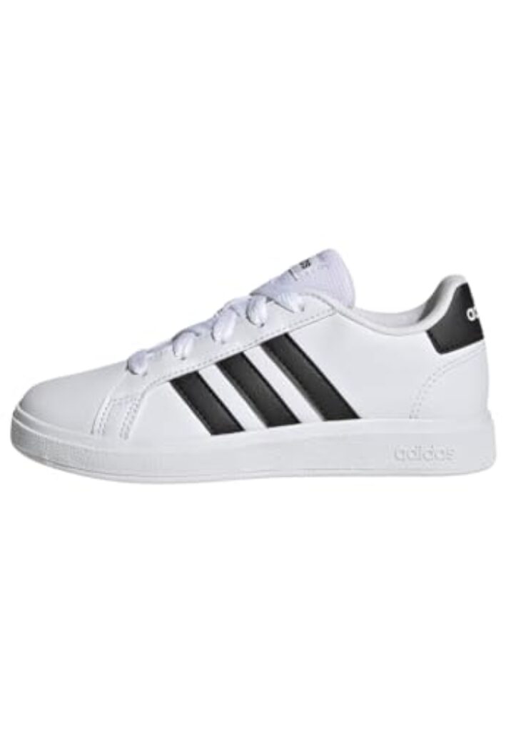 adidas Grand Court Lifestyle Tennis Lace-Up Shoes Tennisschuhe, Cloud White/Core Black/Core Black, 36 EU