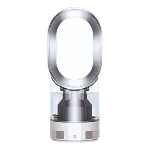 Dyson AM10 Luftbefeuchter und Ventilator, Ultrafeine Kaltluft-Befeuchtung, Automatische Feuchtigkeitskontrolle, Weiß/Silber