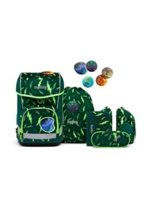 ergobag Cubo Light Lumi-Edition Schoolbag Set 6-teilig Bärtastisch