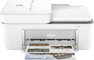 HP DeskJet 4220e Multifunktionsdrucker, 3 Monate gratis drucken mit HP Instant Ink inklusive, HP+, Drucker, Kopierer, Scanner, Mobiler Faxversand, WLAN, Automatische Dokumentenzuführung, Weiß