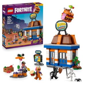 LEGO Fortnite Durrr Burger Restaurant – Kreatives Spielzeug mit den Minifiguren Strandbomber, Beefboss, Schmierfink – Gaming- und Sammlergeschenk für Jungen und Mädchen ab 10 Jahren – 77076