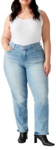 Levi's Damen Plus Size 314 Shaping Straight Jeans, Twice The Time, 20 L