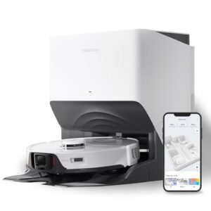 roborock S8 Pro Ultra Saugroboter mit Wischfunktion Absaugstation, All-in-One-Dock, 3D-Hindernisumgehung, 6000Pa (Generalüberholt)