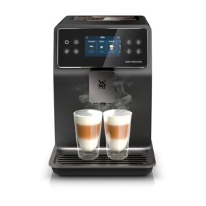 WMF Perfection 890L Kaffeevollautomat mit Milchsystem, 18 Getränkespezialitäten, Double Thermoblock, Edelstahl-Mahlwerk, Nutzerprofil, 1l Milchbehälter