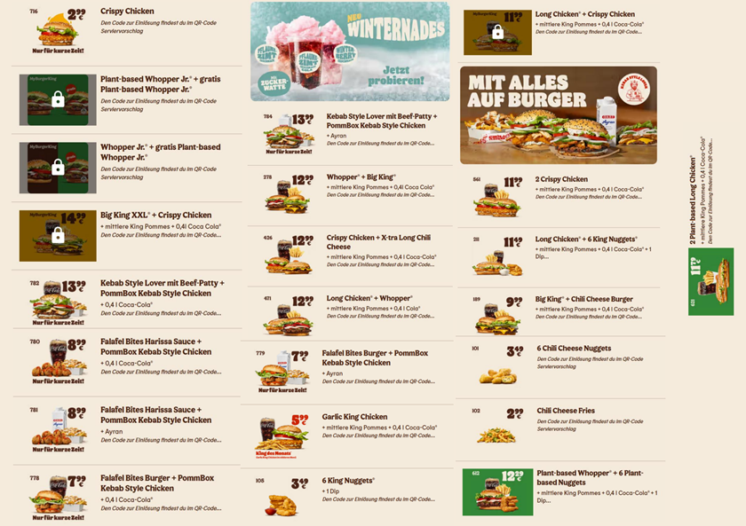 Aktuelle Burger King Coupons & Gutscheine 01/2026