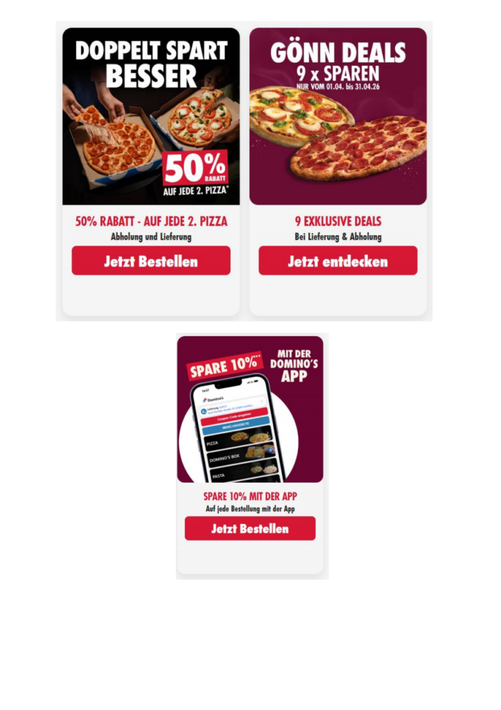 Domino’s Coupons 04/2026