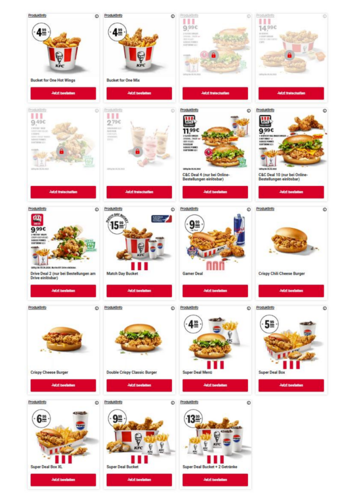 Aktuelle KFC Gutscheine & Angebote 05/2026 2