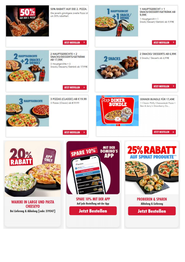 Domino’s Coupons 08/2026 2