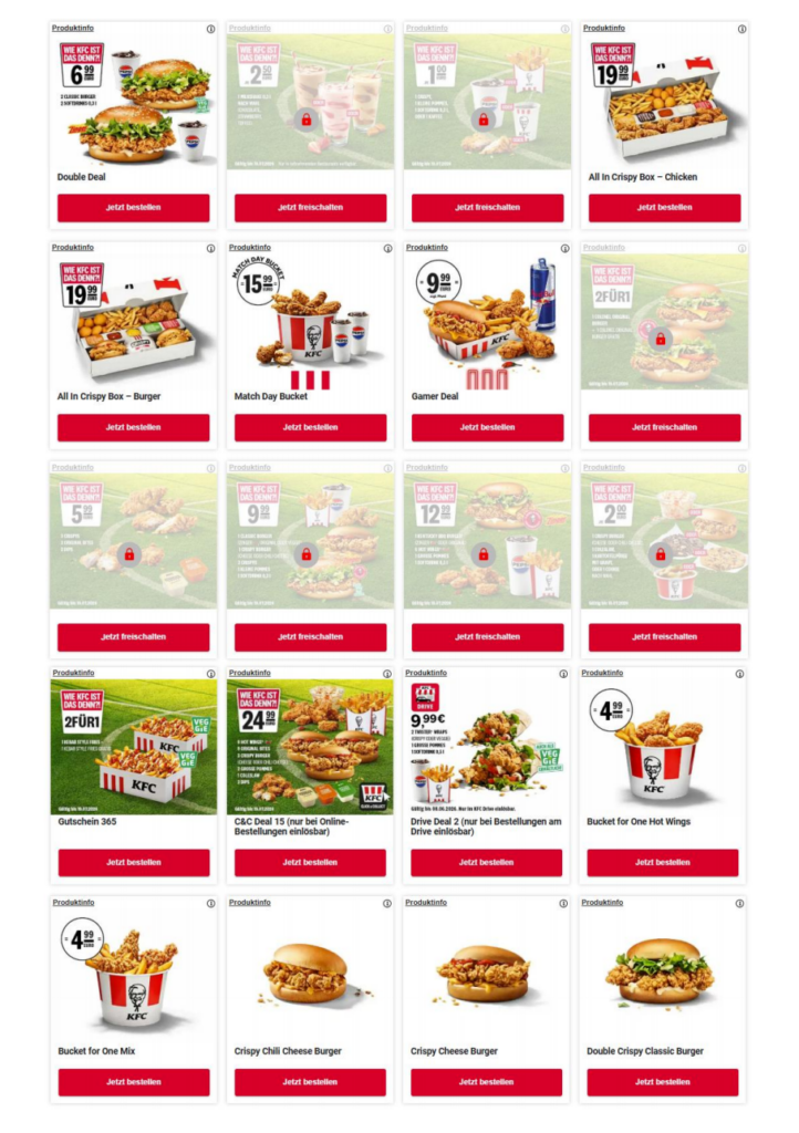 Aktuelle KFC Gutscheine & Angebote 07/2026