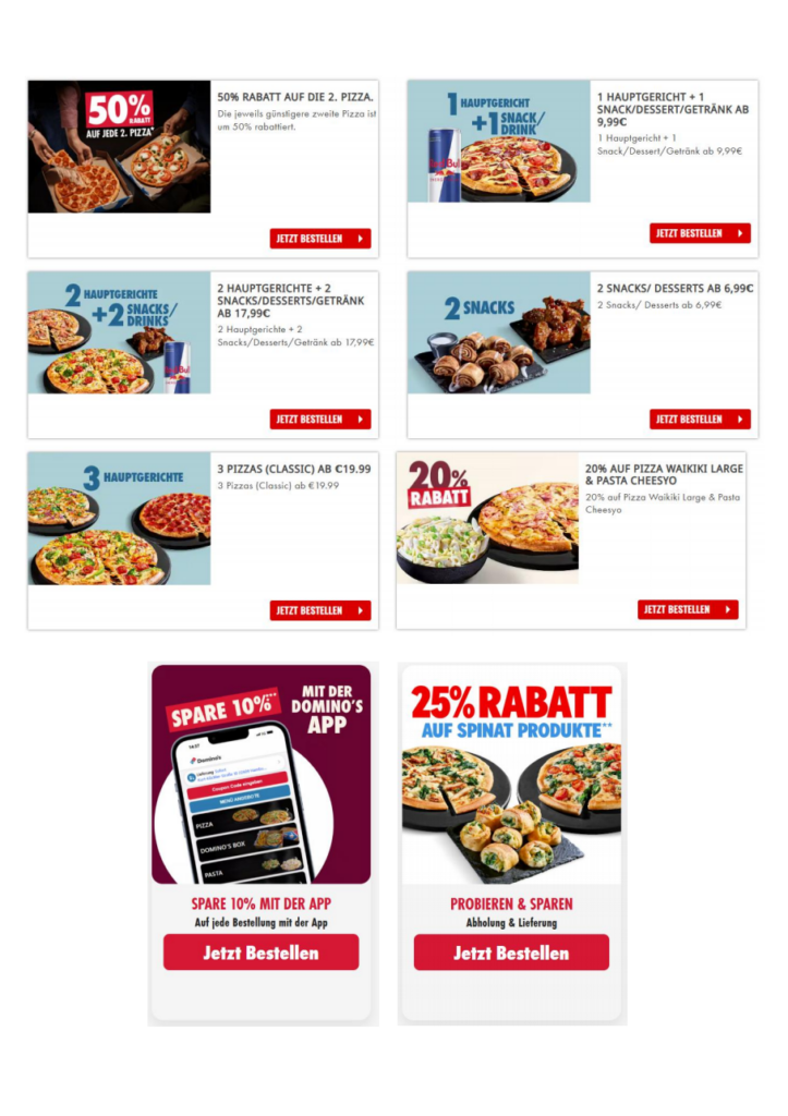 Domino’s Coupons 09/2026