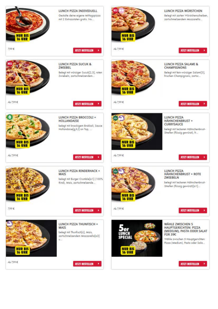 Domino’s Gutscheine 09/2026 2