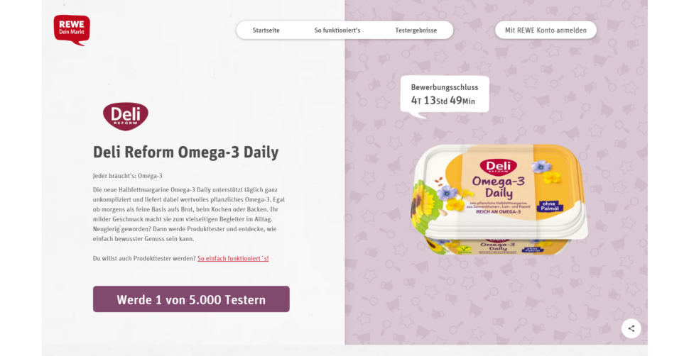Deli Reform Omega-3 Dail gratis testen
